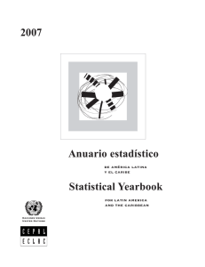 2007 Anuario estadístico Statistical Yearbook de américa latina