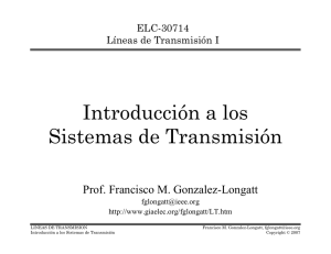 Introducción a los Sistemas de Transmisión