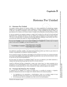 Capitulo 3: Sistema Por Unidad