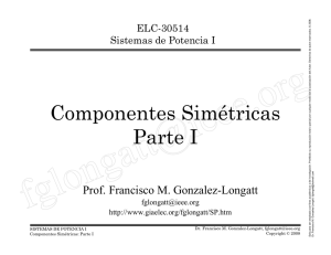 Capitulo 6. Componentes Simétricas, Parte I (