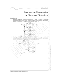 Modelación Matemática de Sistemas Dinámicos