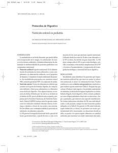 Nutrici n enteral en Pediatr a (pdf)