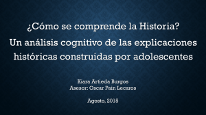 “¿Cómo se comprende la historia?: un análisis cognitivo de las explicaciones en historia construidas por adolescentes peruanos”