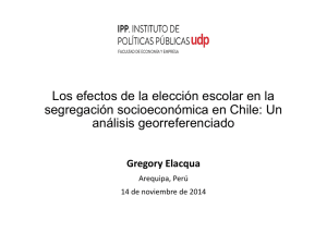 La elección de los padres y la segregación socioeconómica en Chile: Un análisis contrafactual.