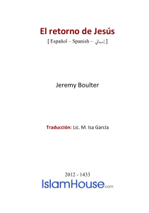 El retorno de Jesús  Jeremy Boulter �ﺎﺒﺳإ