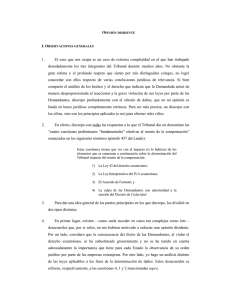 Dissenting Opinion (Spanish)