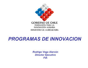 Programas de innovación en Chile