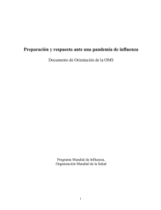 Preparación y respuesta ante una pandemia de influenza pdf, 725kb
