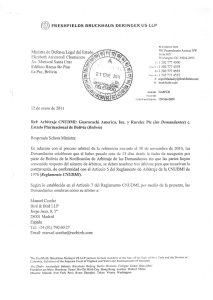 Claimants' Notice of Appointment of Mr. Manuel Conthe as Arbitrator (Spanish)