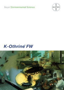 Folleto Insecticida K-Othrina