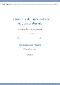 La historia del asesinato de Al Jusain ibn Ali 