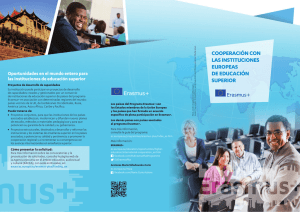 Cooperación con las Instituciones Europeas de Educación Superior