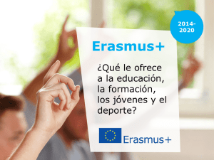 Cifras esenciales de Erasmus+