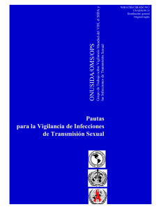 Pautas para la vigilancia de infecciones de transmisión sexual pdf, 1.00Mb