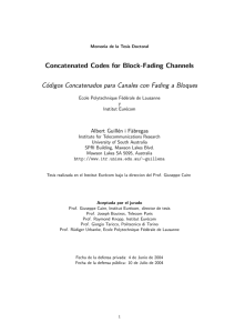 Concatenated Codes for Block-Fading Channels.
