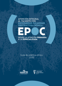 guía de práctica clínica sobre la atención integral al paciente con EPOC de la SemFYC y SEPAR