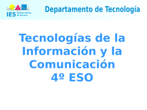 Tecnologías de la Información y la Comunicación de 4º de ESO