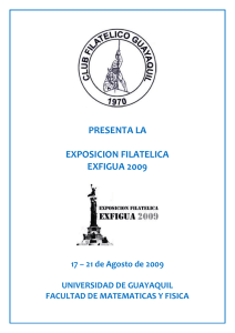 Exposición Filatélica "EXFIGUA 2009" CFG Catálogo de la Exposición