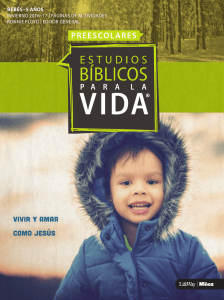 VIVIR Y AMAR COMO JESÚS BEBÉS–5 AÑOS Niños