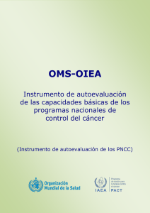 OMS-OIEA - Instrumento de autoevaluaci&oacute;n de los PNCC