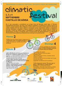Programa Climatic Festival 2011
