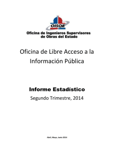 Oficina de Libre Acceso a la Información Pública Informe Estadístico
