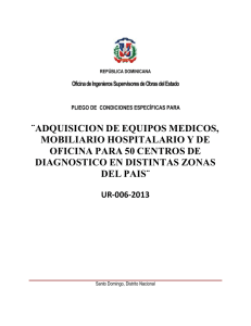 ¨ADQUISICION DE EQUIPOS MEDICOS,