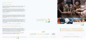 Research4Life Folleto pdf, 366kb