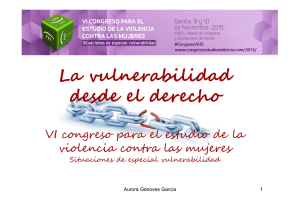 La vulnerabilidad desde el derecho