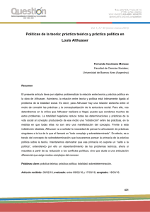 Políticas de la teoría: práctica teórica y práctica política en