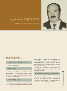 HOJA DE VIDA (MARZO DE 2003 – ENERO DE 2007)