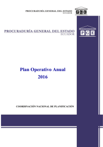 Plan Operativo Anual 2016 (Archivo PDF, peso: 2MB)