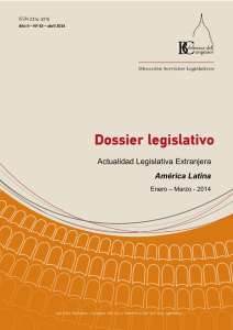 Dossier 043   Actualidad Legislativa Extranjera   Amercia Latina   ene mar 14