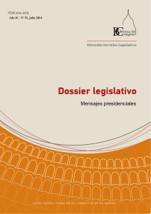 DOSSIER legislativo A2N51 Mensajes presidenciales Avellaneda