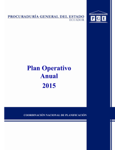 Plan Operativo Anual 2015 (Archivo PDF, peso: 669 Kb)