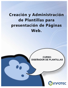 Creación y Administración de Plantillas para Presentación de Páginas Web
