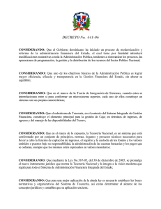 DECRETO No.  441­06