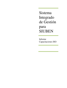 Sistema Integrado de Gestión para