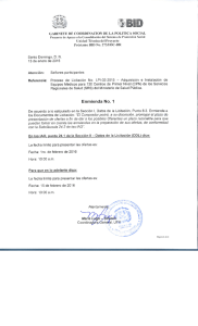 GABINETE DE COORDINACIÓN DE LA POLÍTICA SOCIAL Unidad Técnica del Proyecto 2733/OC-DR