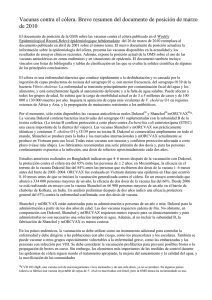 Resumen del documento de posición de la OMS sobre las vacunas contra el cólera pdf, 74kb