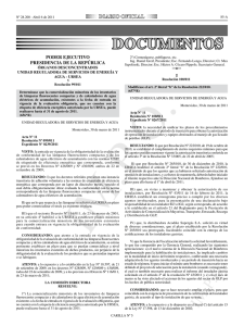 Uruguay URSEA Resolution 99 of 2011