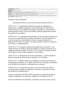 Recycled Electronics Bill PL 2174-D-2010