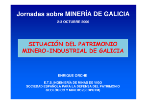 xornadas sobre a minería histórica de Galicia