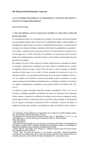 Del Manual del Defraudador Concursal