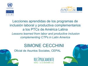 Lecciones aprendidas de los programas de inclusión laboral y productiva [Simone Cecchini] DESCARGA PDF