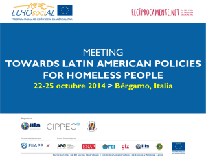 Towards Latin American policies for homeless people [Andrea Monaco] DESCARGA PDF