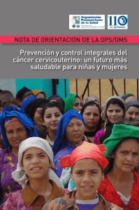 Prevención y control integrales del cáncer cervicouterino: un futuro más saludable para niñas y mujeres