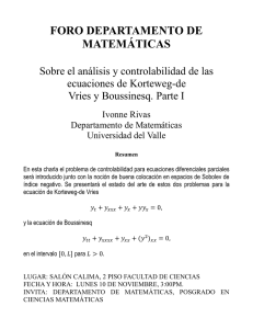 Sobre el análisis y controlabilidad de las ecuaciones de Korteweg-de Vries y Boussinesq
