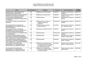 Cursos Comunidad Valenciana.