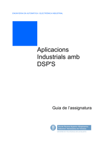 Aplicacions Industrials amb DSP'S